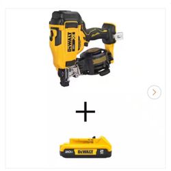 Dewalt Roofing Nailer  With Battery‼️ 