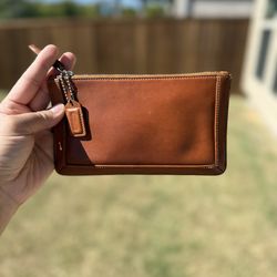 Vintage COACH Skinny Case – British Tan Leather