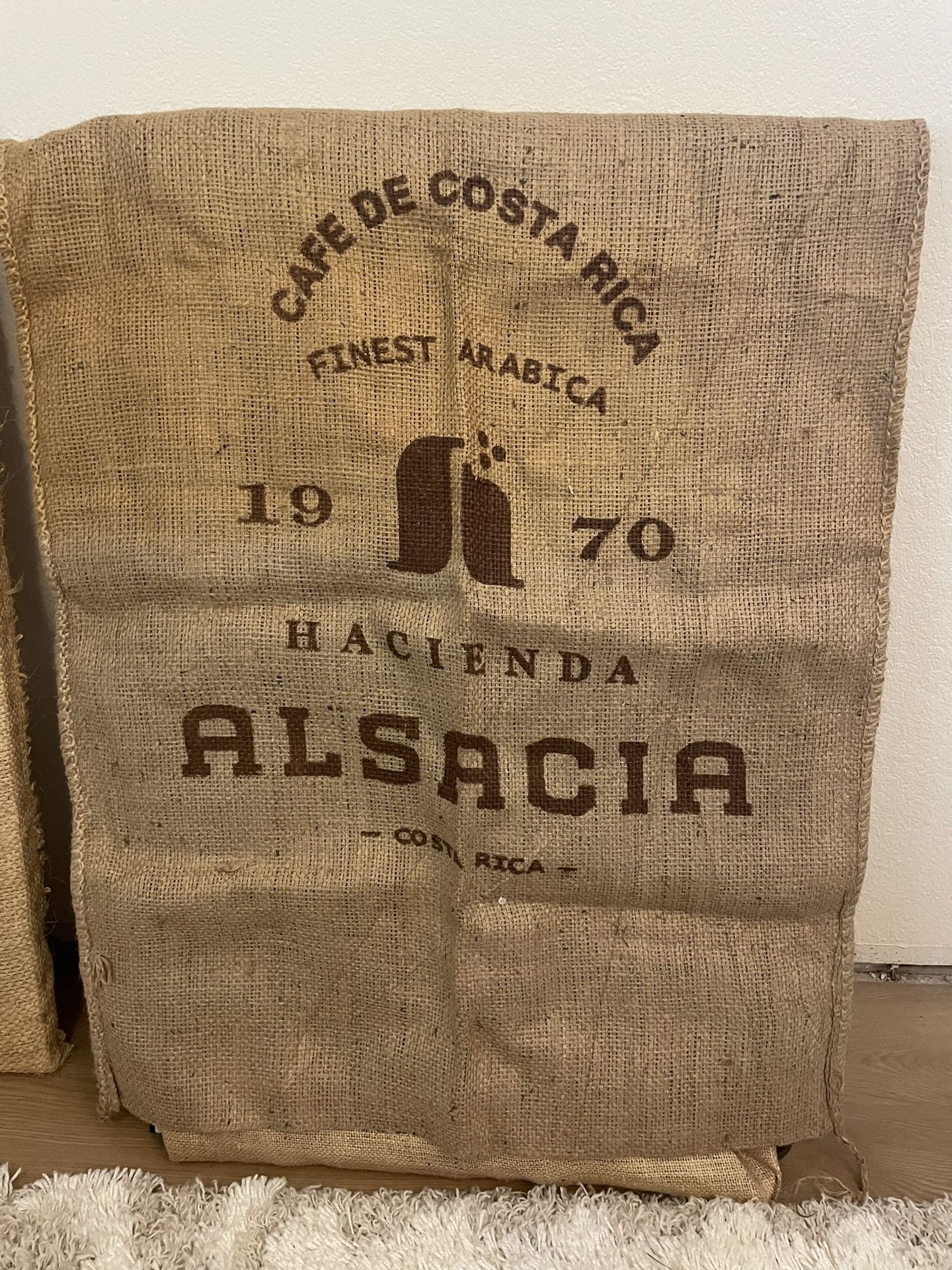 Hacienda Alsacia Coffee Burlap Bag