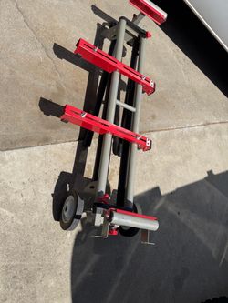make an offer! ✅not free✅ Bauer 400 lb. Heavy Duty Mobile Folding Miter Saw Stand (Model 21505S-B)
