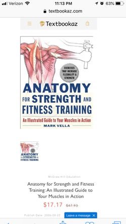 Anatomy for strength and fitness training