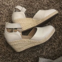 White Heels Size 7