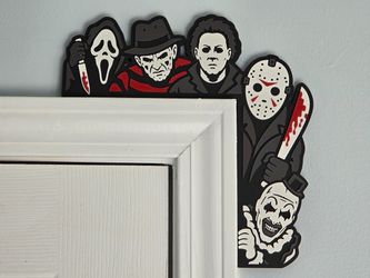 Halloween 5 Slashers Door Corner Decor