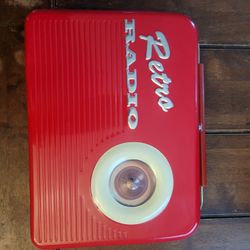 Retro Radio Lunch Pail