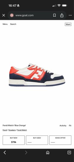 Fendi sneakers unisex