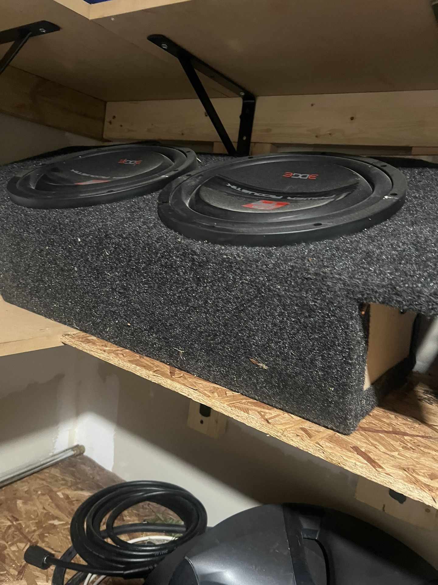 12 Power Acoustik Subwoofer + 1000 Watt Amp $300