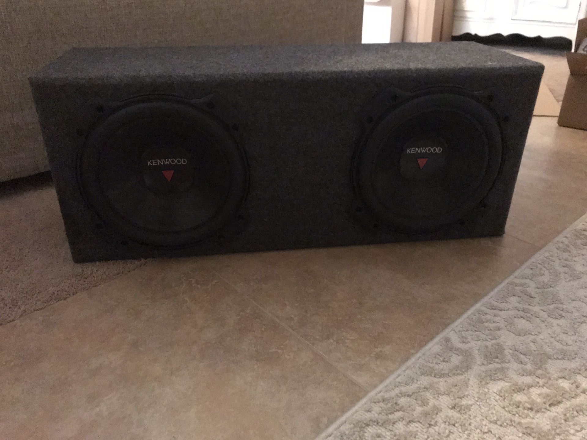 Kenwood Subs with Amp