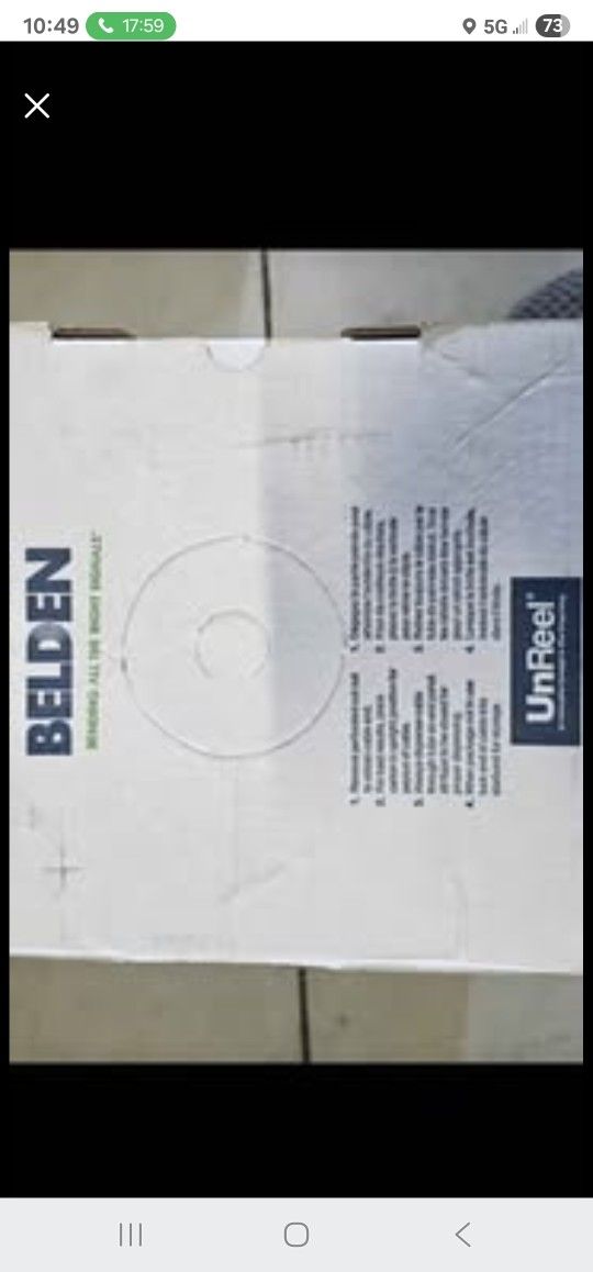 Belden 9451 22AWG Paired Audio Control and Instrumentation Cable *1,000 Foot