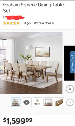 Pike&Main 9 Piece Dinning Set