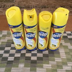 Pledge Wood Polish  4 Cans For 2.00