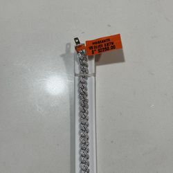 8” 6mm Iced Cuban Bracelet – Moissanite – 925 Silver – 6.0 CTW