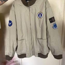 Bradford Exchange Air ForceBomber Jacket XL, NEW Space Force