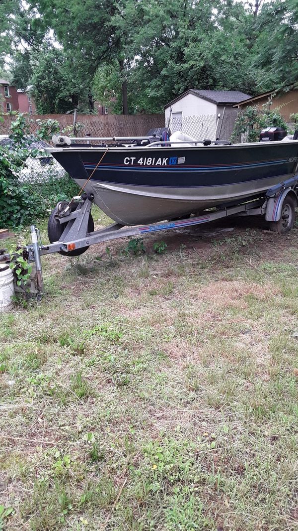 1988 boat and trailer