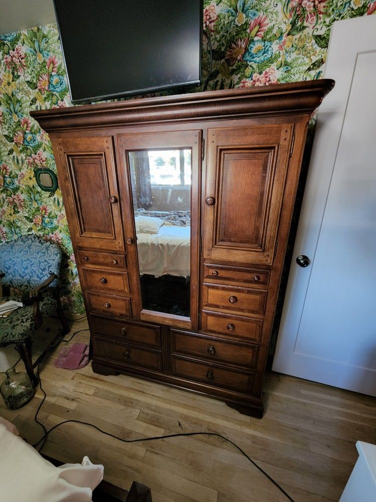 Solid Wood Armoire