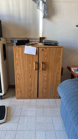 Movie storage cabinet