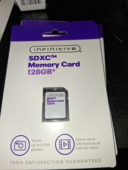 Memory Cards-128GB...$30ea.(3 cards avail).