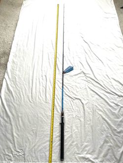 Brand new with tags 7.6ft light, medium action bait, caster fishing rod.