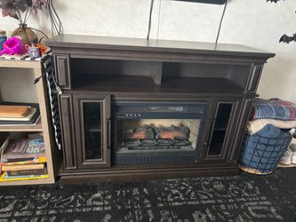 Fireplace heater entertainment center