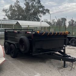 DUMP TRAILER 8x10x2 REMOLQUE