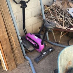 Exercise Bike And Work Out Station 