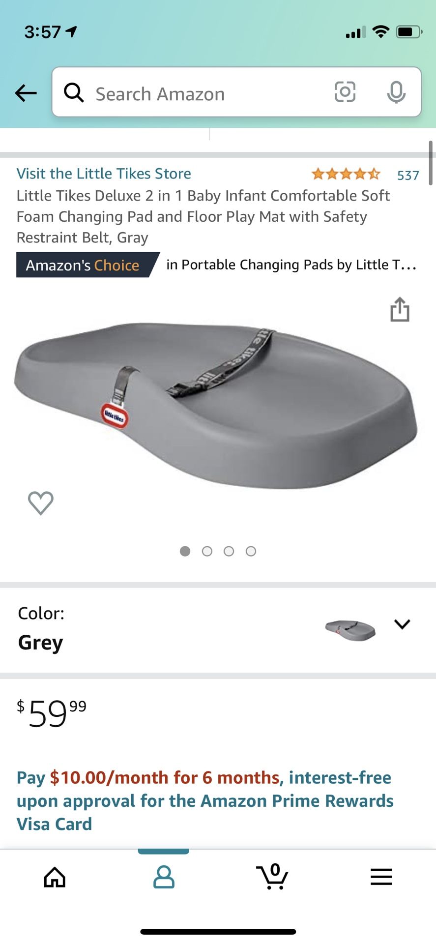 Little Tikes Baby Changing Pad - Like New!