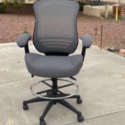 Drafting Chair Adjustable Height Armrest And Footrest