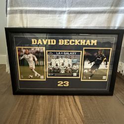 🔥 David Beckham LA Galaxy Framed Display – #23 