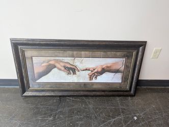 Framed Creation Of Adam