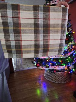 Cute Plaid 4 Piece Placemat Set