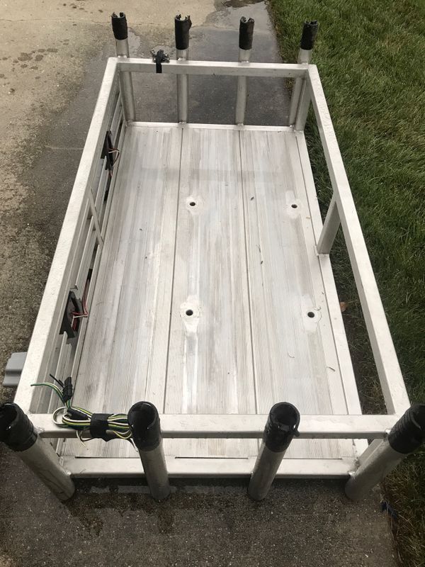 Cooler/Rod holder. Swing away hitch mount for Sale in Deptford Township
