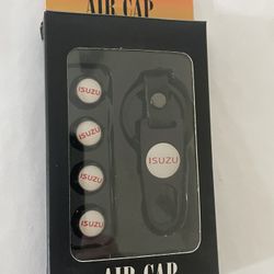 4 ~ Isuzu Black Air Valve Caps 