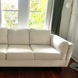 Mid Century Sandstone Sofa