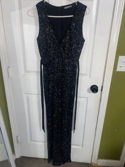 Crystal Doll Glitter Jumpsuit size 9