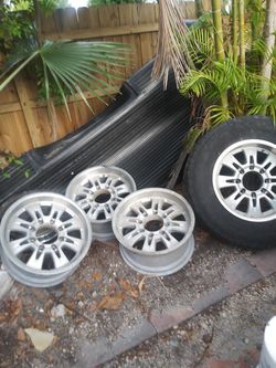 4 Wheel size 18 f250 aluminio
