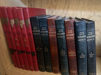 Antique books, World & LA Times