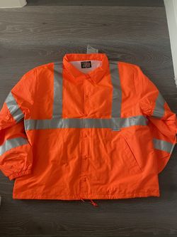 PIP ANSI Type R Class 3 Classic Wind Breaker 333-WB in hi-vis orange 2XL