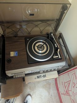 Vintage Turntable Record Player