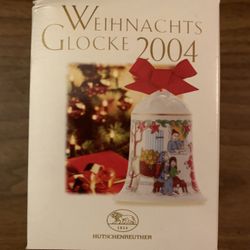 Hutschenreuther Christmas Bell 2004 With Ovp. 7 Cm. Top Condition.