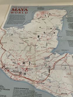 Large Land of the Maya Map