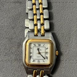 Vintage Bulova Two Tone Tank New Watch