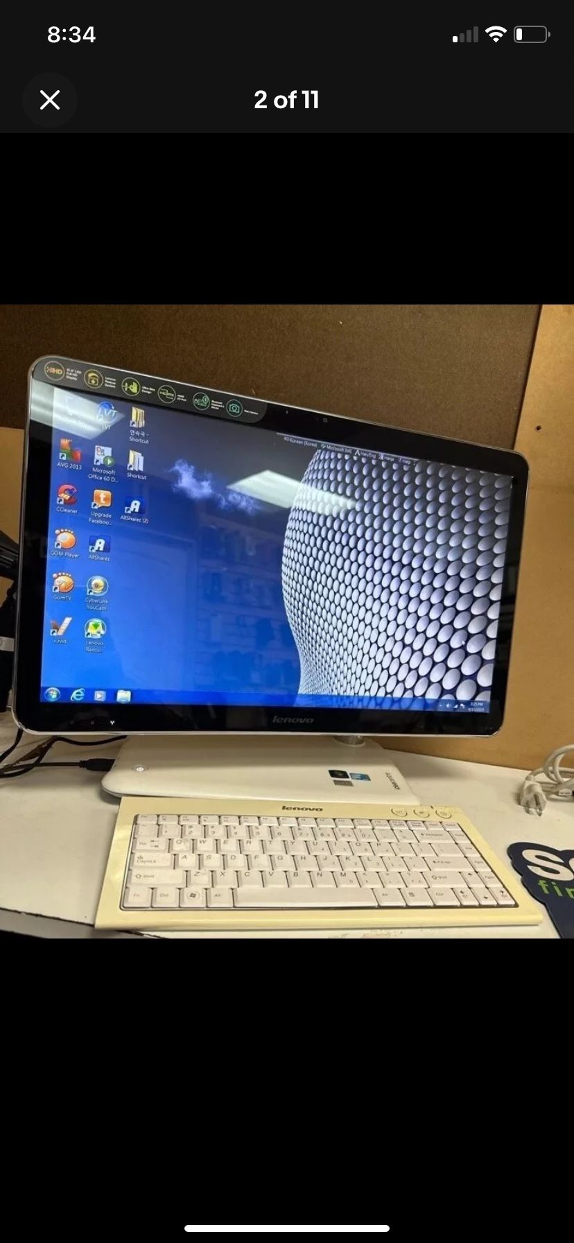 Lenovo Desktop Computer 21.5 inch Display 