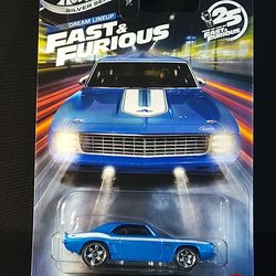 Hot Wheels Silver Series Dream Line Up Fast & Furious 69 Camaro