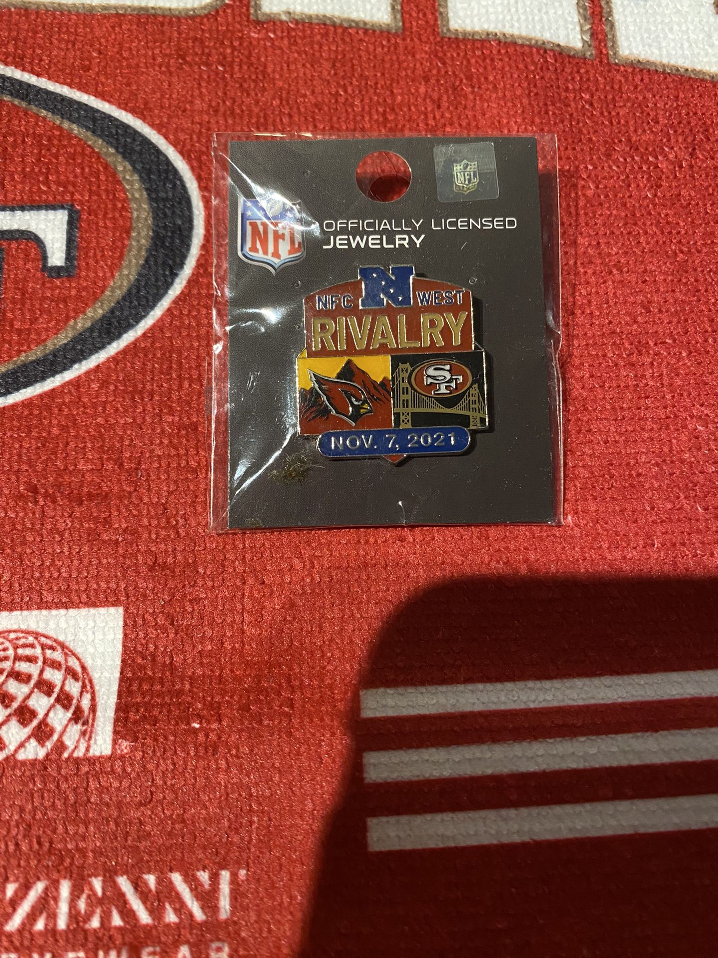 49ers vs Cardinals GAMEDAY PIN