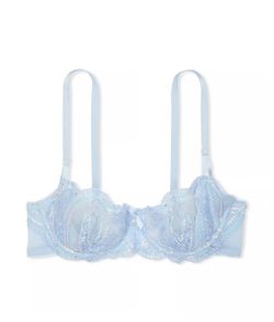 Wicked Iridescent Embroidery Unlined Balconette Bra