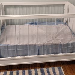 Oxford Baby Holland 3-in-1 Convertible Crib  — GREENGUARD Gold —White —Originally $450