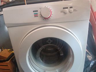 White Front-Load Tumble compact Dryer