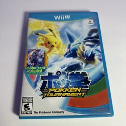 Pokken Tournament  (Nintendo Wii U, 2016) w/ Manual **TESTED