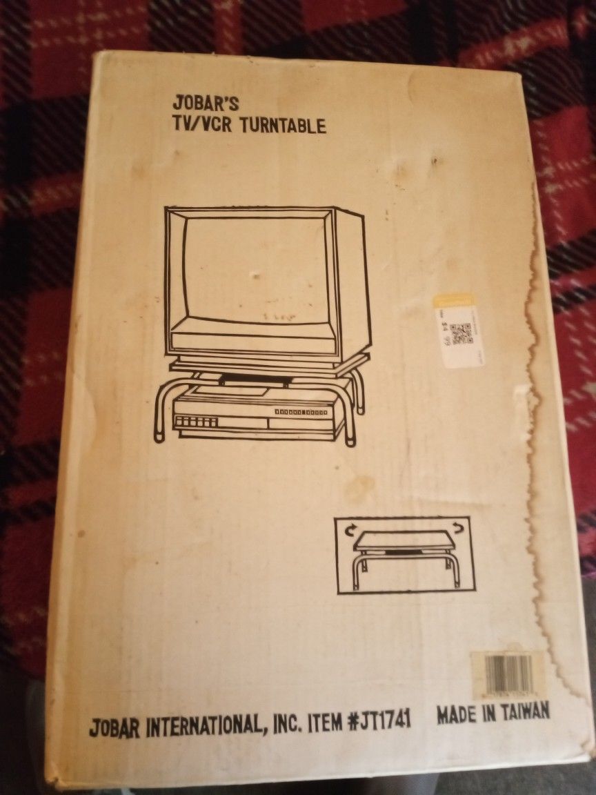 Antique TV VCR Turntable New Inbox