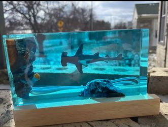 Hammerhead Shark Jellyfish Decorative Lamp