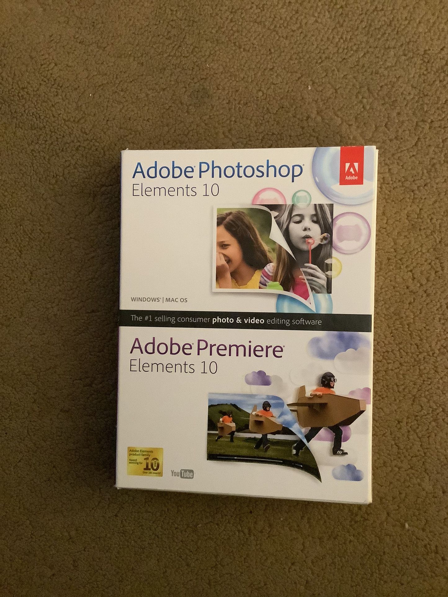 Adobe Photoshop Elements 10 & Adobe Premier Elements 10..
